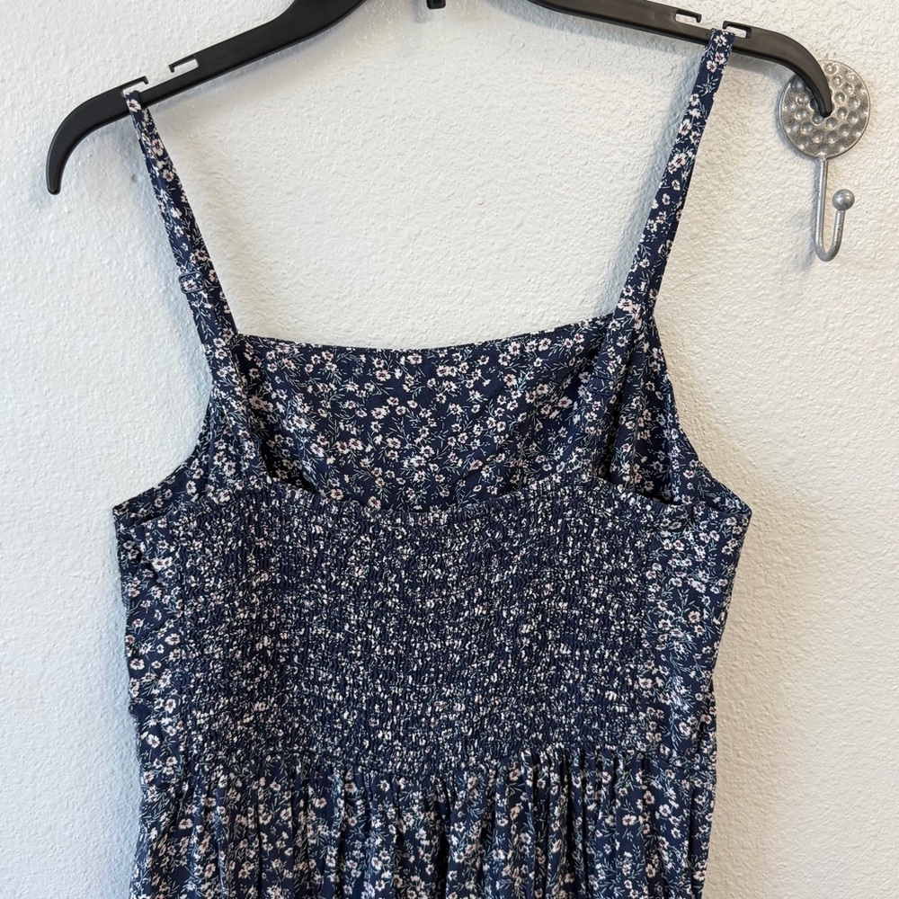 Old Navy Blue Floral Jumpsuit - Picture 5 of 7